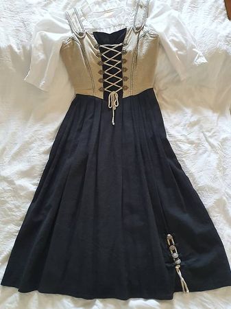 Landhaus Oktoberfest Kleid Tracht Country Lady Gr. 38/40