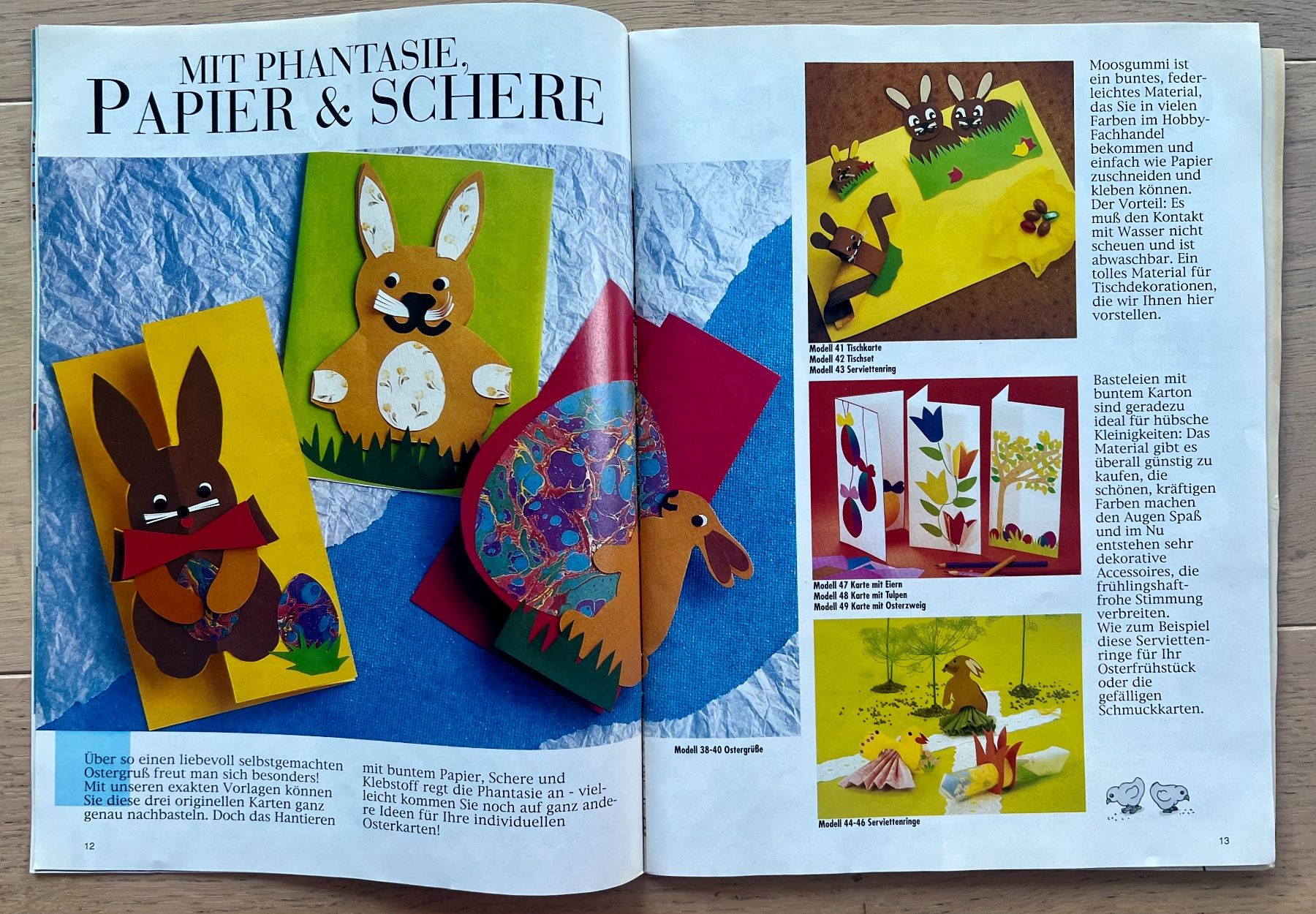 Riviste & Magazine: Vintage Bastelheft "Ostern" 90er Jahre – Usato da Aesch BL venduto da Sam-3 4