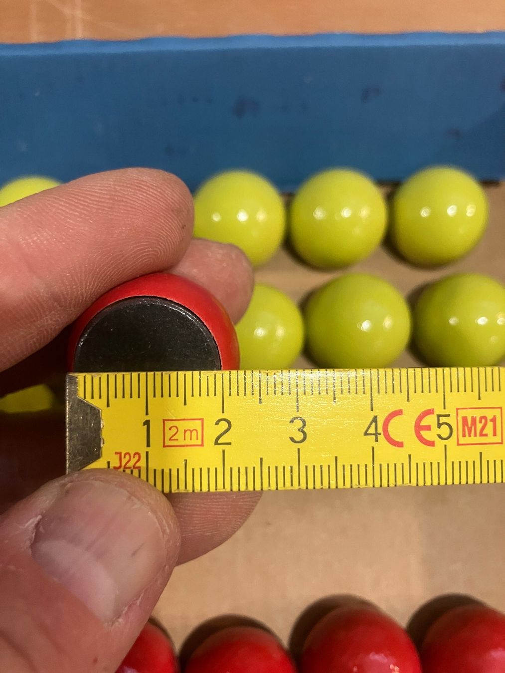 Magnete: Magnete rund gelb und rot – Neu (gemäss Beschreibung) aus Lindau von PrinterGuy 5