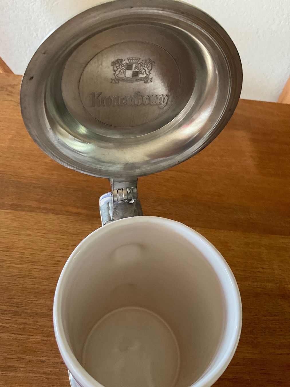 Tutte le decorazioni: Kronenburg Bierkrug mit Zinndeckel – Nuovo (secondo la descrizione) da Lostorf venduto da Merlin63 2