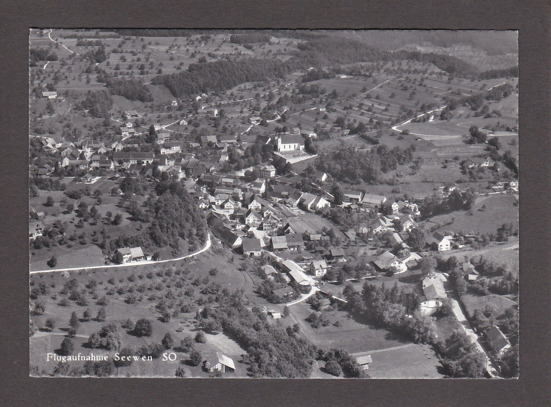 Cartoline postali: SEEWEN (SO) Flugaufnahme – Usato da Reiden venduto da cinfis