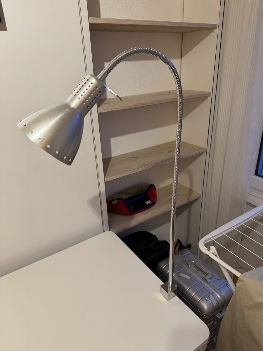 Lampes: Klemmleuchte silber mit flexiblem Arm – D'occasion à Allenwinden par Ald1985