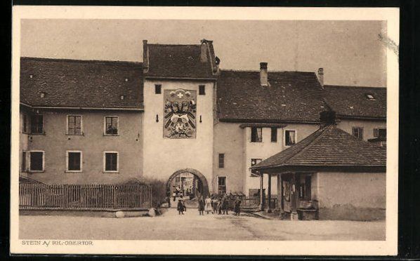 Cartoline postali: Stein a. Rh., Strassenpartie am Obertor – Usato da Berlin venduto da bartko-reher