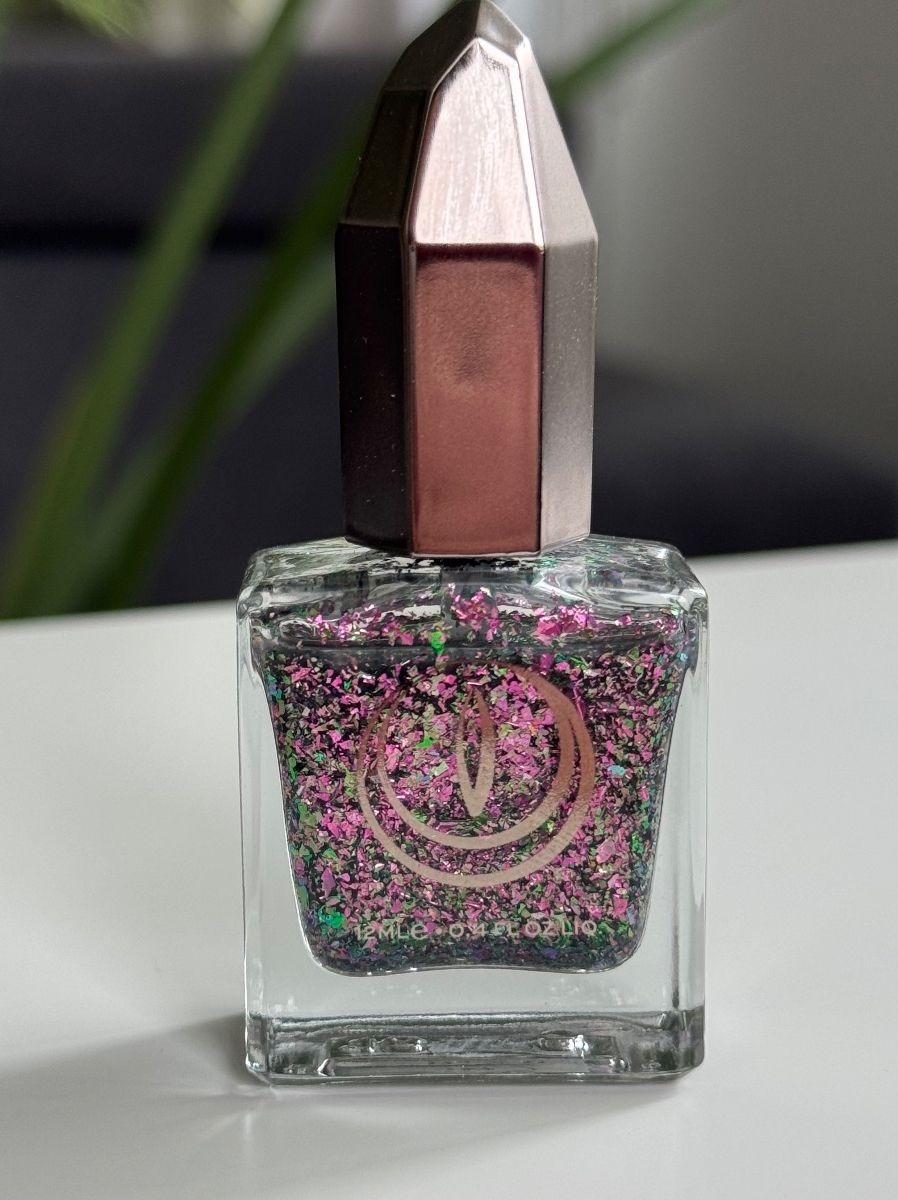 Smalto per unghie: Mooncat - Nirvana Pro X - Grün Rosa Flake Nagellack – Usato da Zürich venduto da strelitziakiwi