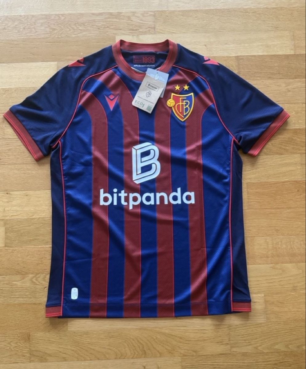 Leibchen & Hosen: Fc Basel Heimtrikot Gr.M mit Etikette – Neu (gemäss Beschreibung) aus Basel von kleinerprinz