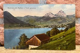 1922 Brunnen mit Mythen vom Treib gesehen