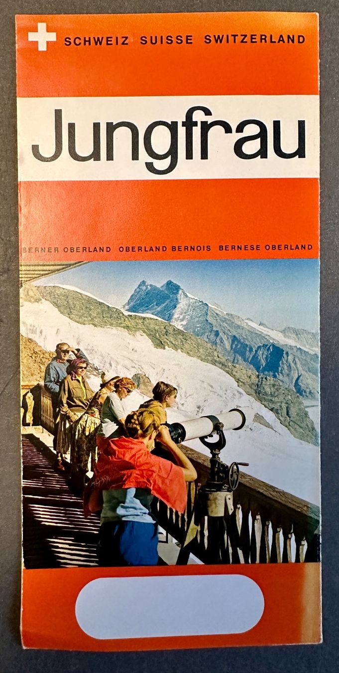 Documenti: Jungfrau. Fahrtbeschreibung. – Usato da Zürich venduto da allp 3