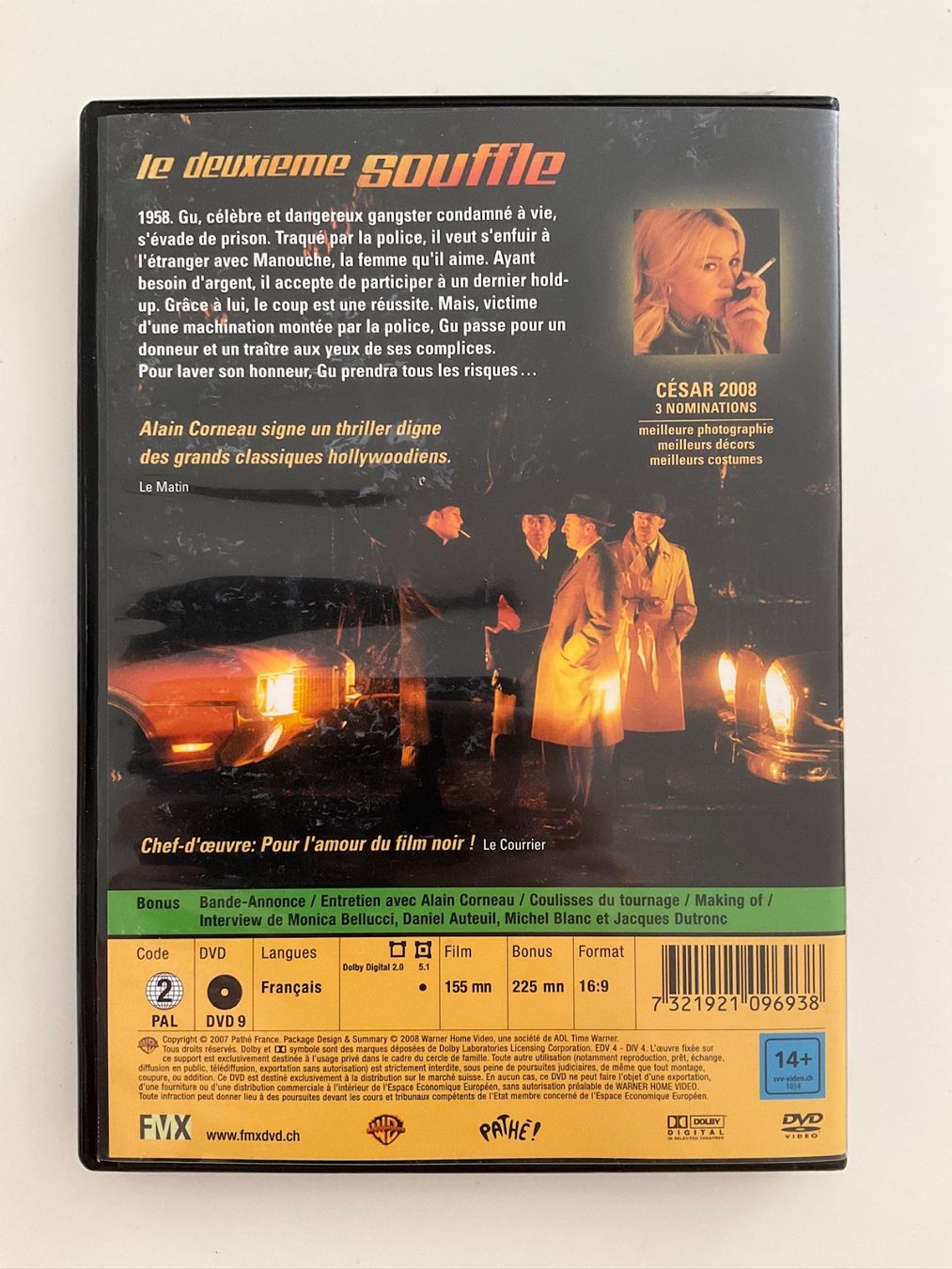 Alle DVDs: DVD Le Deuxième Souffle – Gebraucht aus Veyrier von Deniro2 1