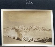 1 Foto Tödi - Glarner Alpen GL / Graubünden GR, 1926
