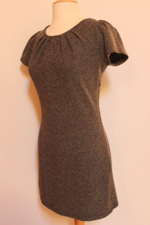 Jolie robe grise chinée, Vila, t. S
