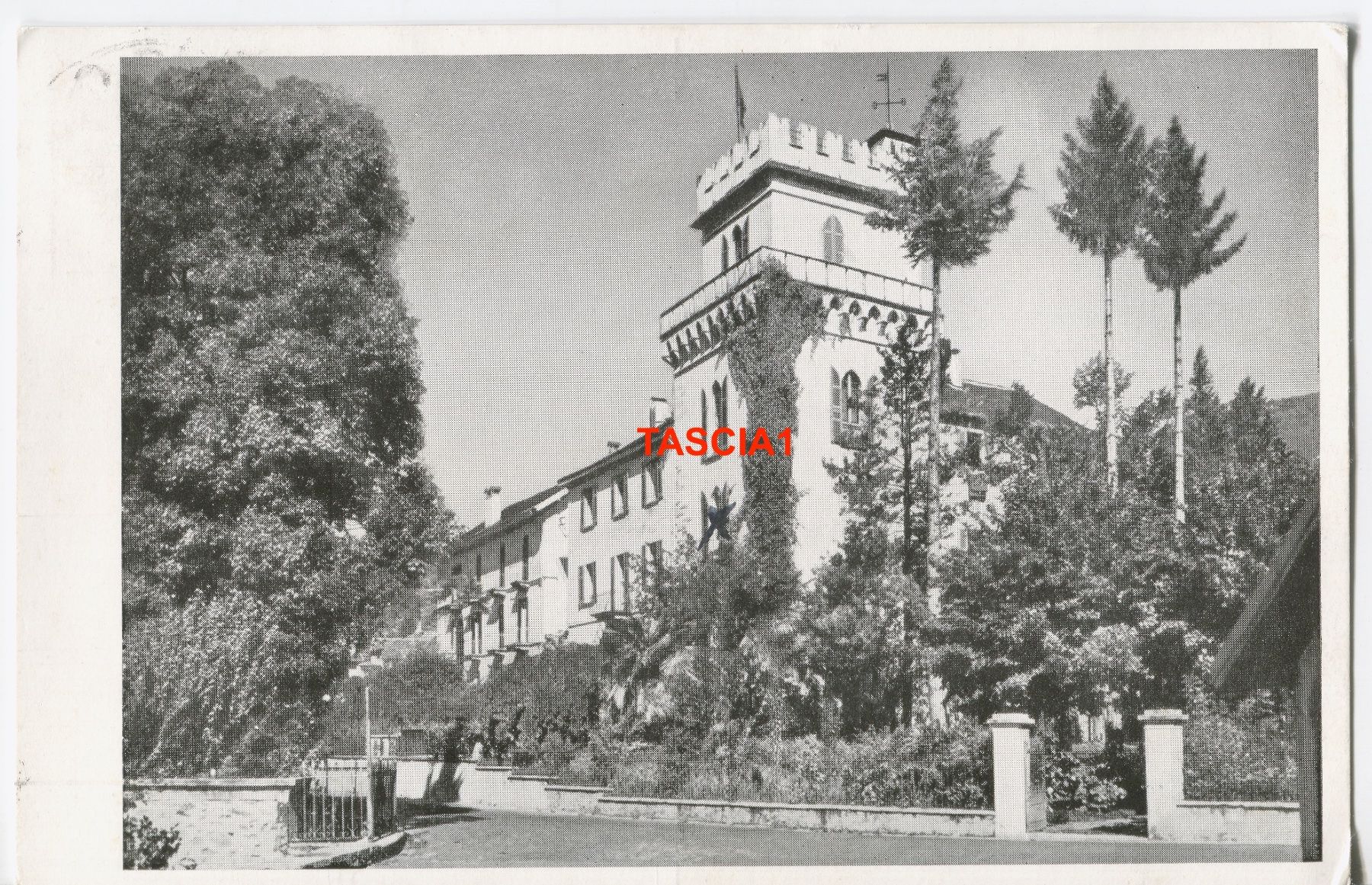 Cartoline postali: Ascona Pensione Castello 1947 – Usato da coglio venduto da Tascia1