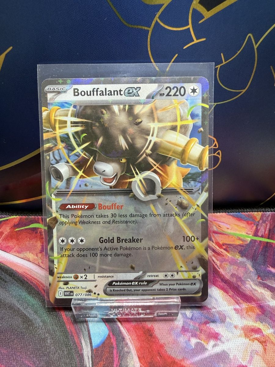 Pokémon Carte collezionabili: Bouffalant Ex 077/086 „Withe Flare“ – Usato da Uster venduto da cardCollectorHum