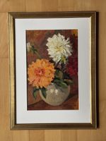 Wunderschönes, älteres Blumenstilleben-Ölbild, Otto Eglau