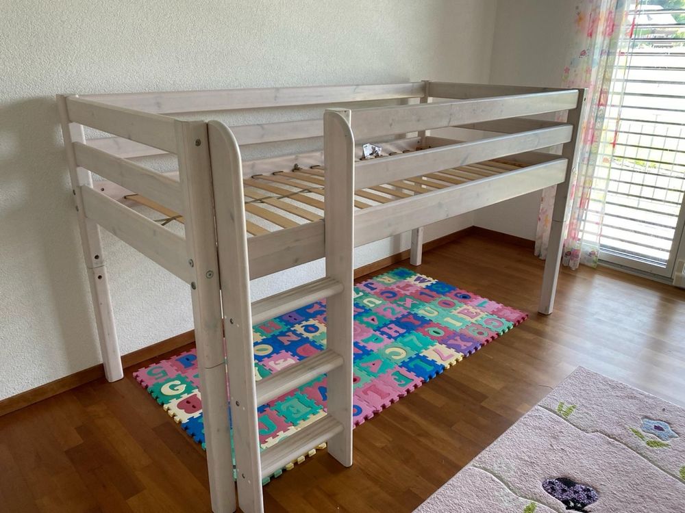 Flexa Classic Erhöhung mit Leiter und Spielevorhang | Kaufen auf Ricardo