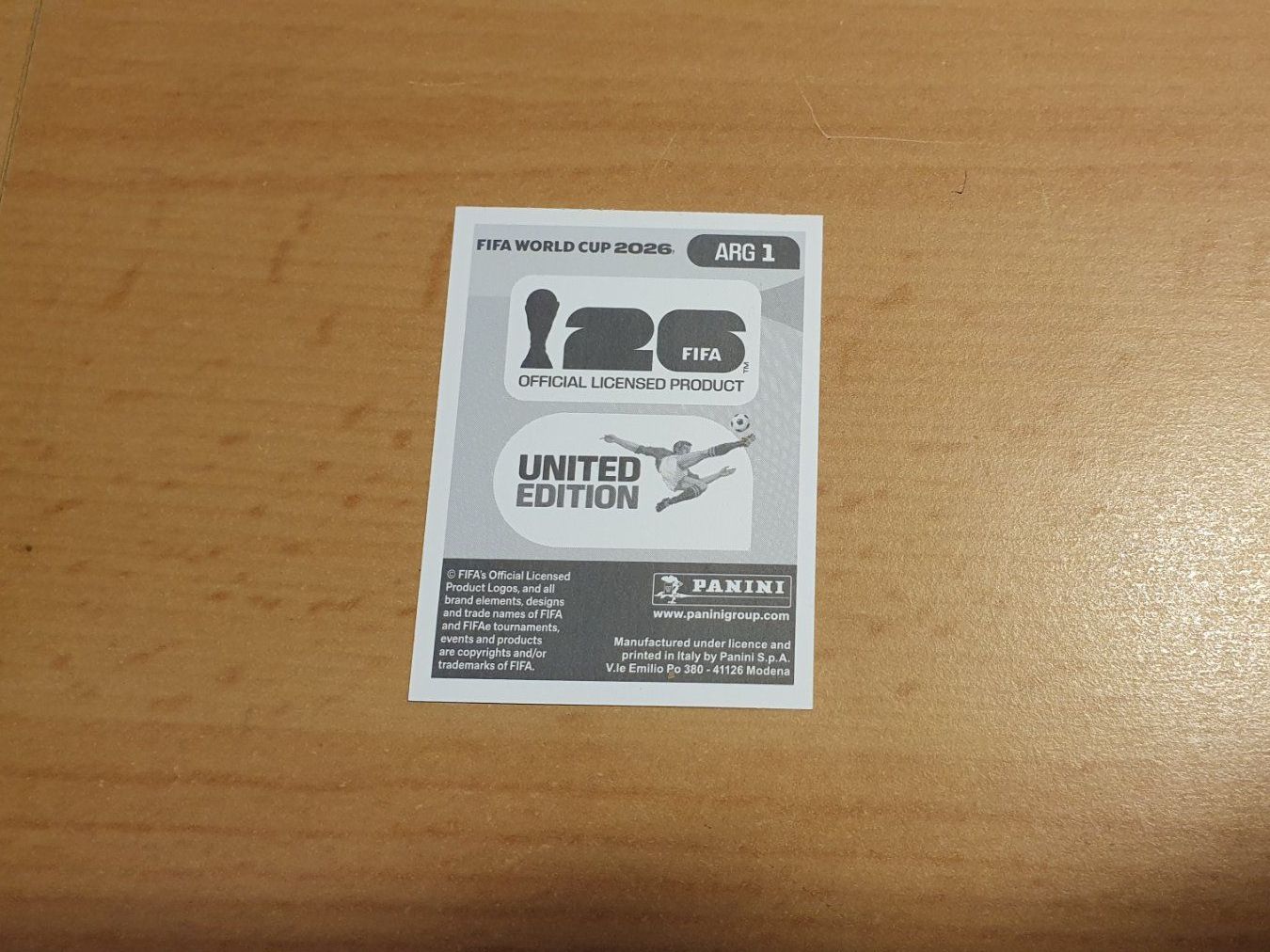 Panini Cartes à collectionner: Panini Sticker WM 2026 - ARG 1 – Neuf (Voir description) à Beromünster par boeggy 1