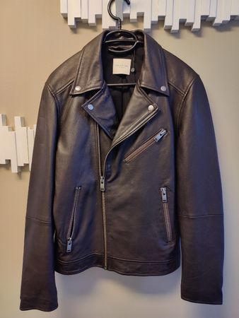 Echtlederjacke Selected Homme Grösse S, Top Zustand!