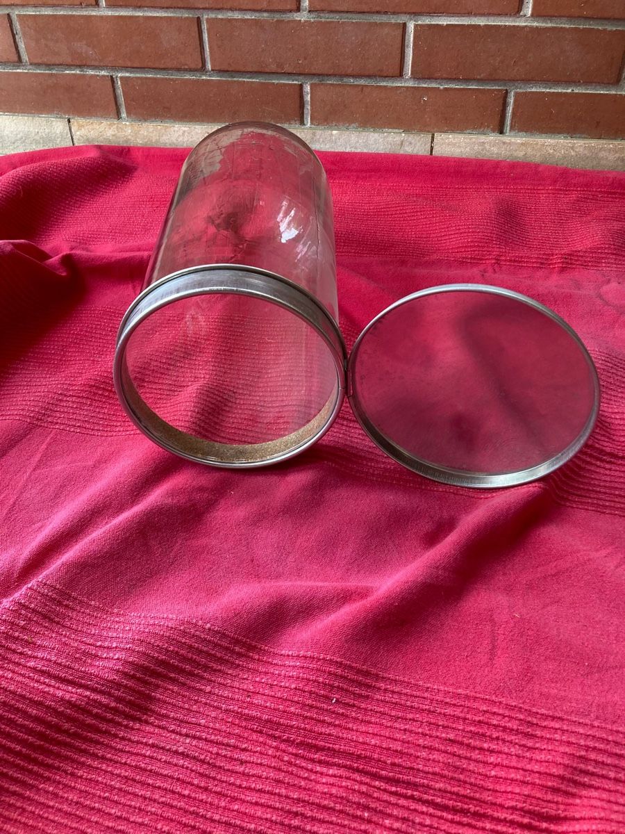 Verres: Glas Behälter Set Vintage mit Metallringen und Deckel – D'occasion à Basel par gig_ww6x 4