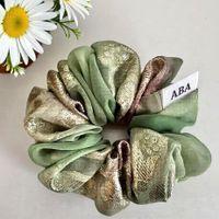 Luxus Chiffon Scrunchie - Handmade - Unikat - Neu!
