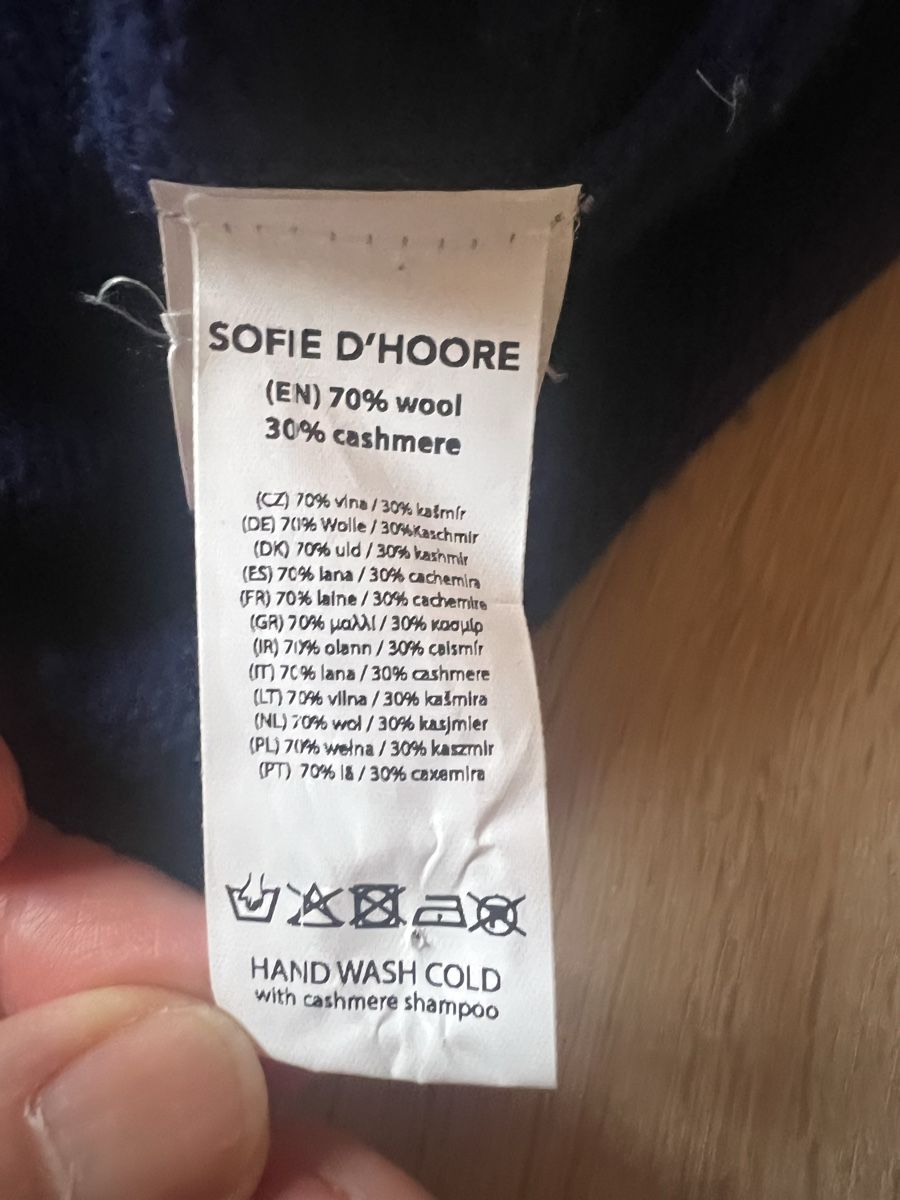 Maglioni & Felpe: Cooler Sofie D’Hoore Cashmere-Pullover, royalblau oversize – Usato da Hinwil venduto da Szaeni 9