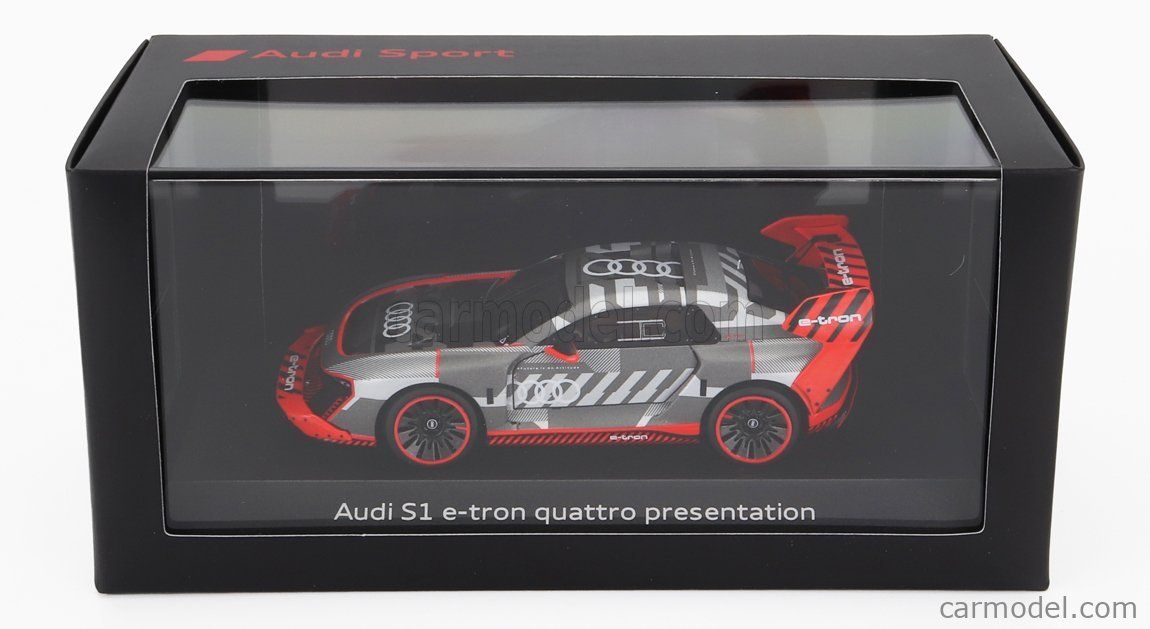 Modellini d'auto: 1:43 Audi S1 e-tron Quattro presentation – Nuovo e nell'imballaggio originale da Fribourg venduto da 911cc 4