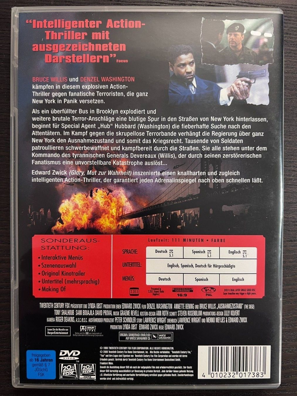 Alle DVDs: Ausnahmezustand – Gebraucht aus Zürich von FilmFreunde 1