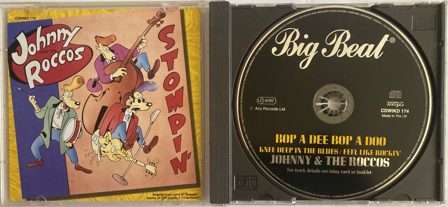 CD: JOHNNY & THE ROCCOS - BOP A DEE BOP A DOO – Usato da Poliez-Pittet venduto da Newtown-Records 2