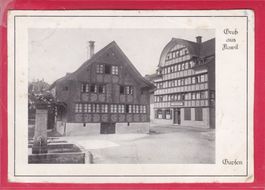 GRUSS AUS FLAWIL, GUPFEN, 24.11.1938