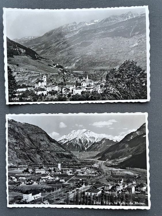 Ansichtskarten Visp, Viège 1939 (Gebraucht) in Winterthur für CHF 12 ...