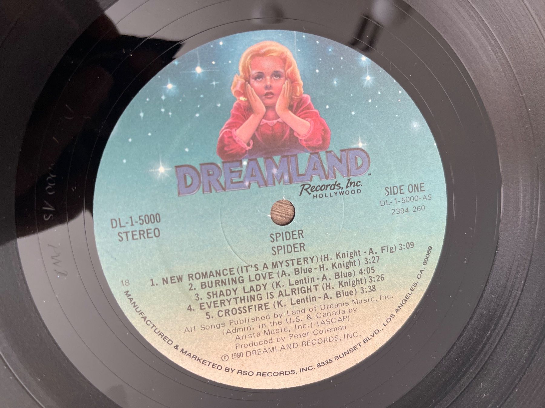 Dischi in vinile: A281/Spider - Spider – Usato da Frutigen venduto da Philippe_jsp 2