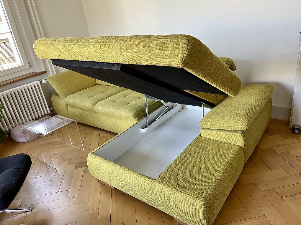 Sofas: Wohnlandschaft mit Bettfunktion & Bettkasten – Gebraucht aus Ennetbaden von Scheppidave 3