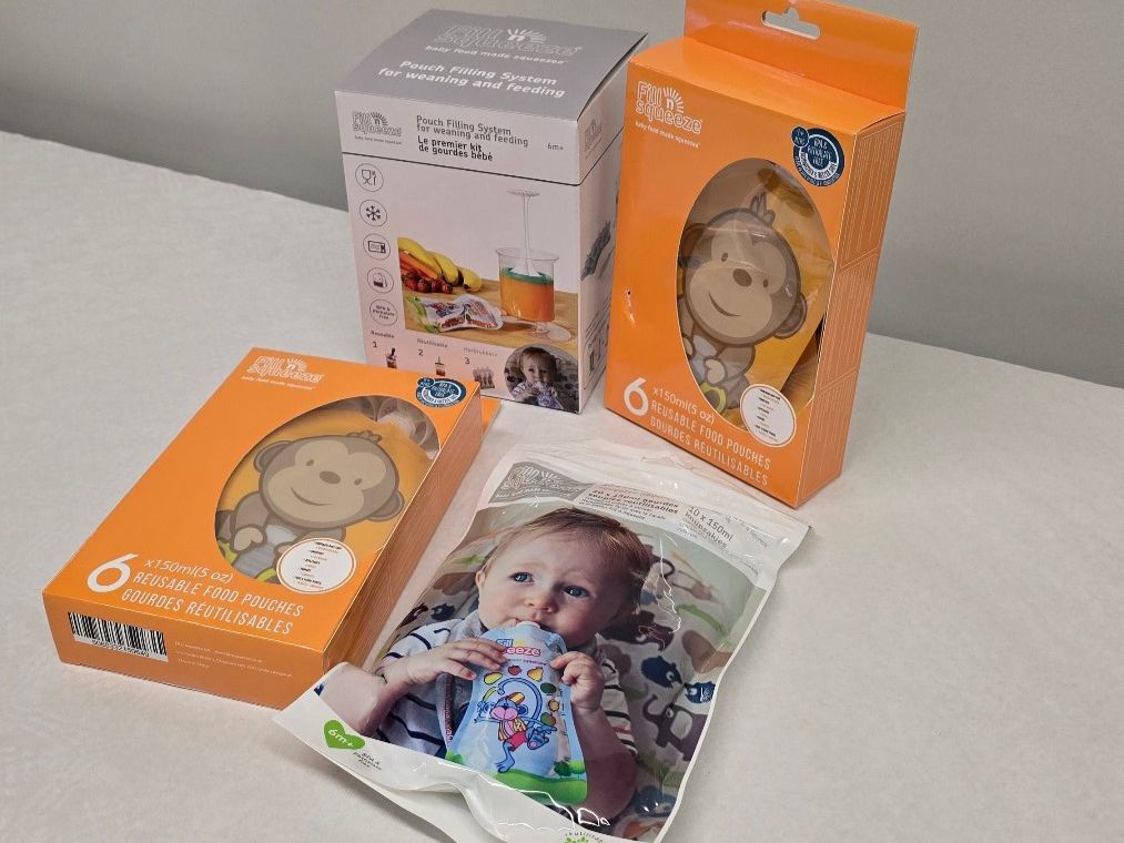 Contenitori & Simili: Fill n Squeeze Babynahrungsbeutel Set Wiederverwendbar – Nuovo e nell'imballaggio originale da Neuenegg venduto da Klamasi 1