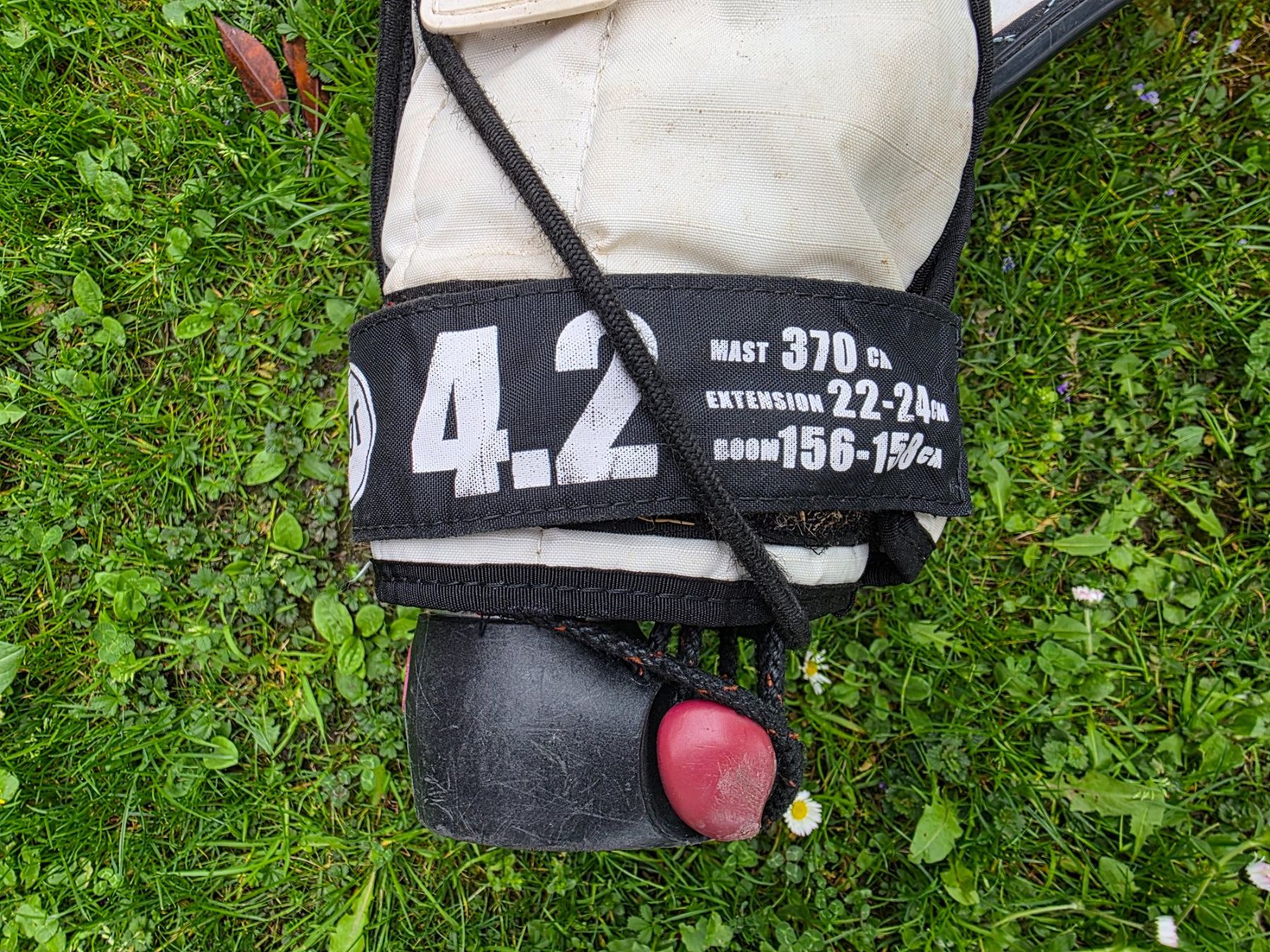 Surf: Windsurf-Komplettrigg Hotsails Maui 4,2 Fire – Usato da Buchs SG venduto da swisssurfer007 3