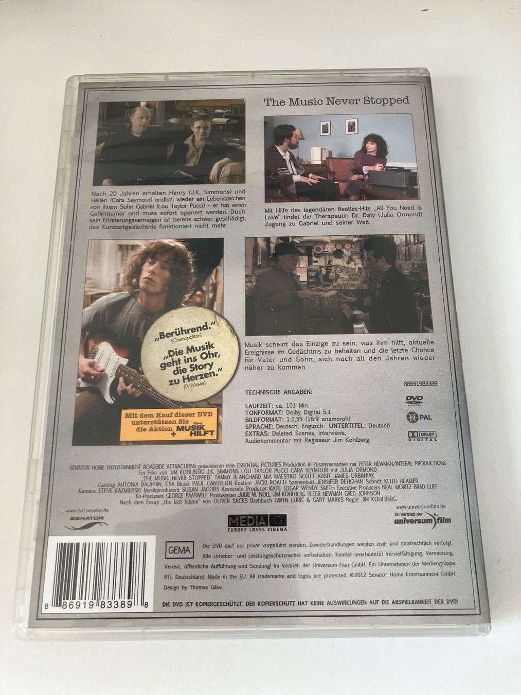 Tutti i DVDs: The Music Never Stopped (DVD) Simmons, Pucci, Ormond – Usato da Arbon venduto da HelFer01 1