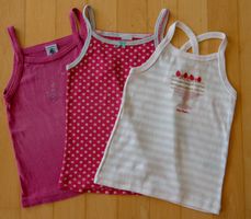 3 Unterhemden von Petit Bateau, Gr. 102