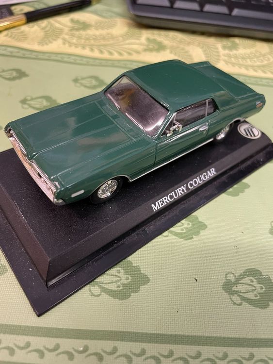 Mercury Cougar 1968 Bleu Miniature TFC Models échelle 1/43 – Voiture De Collection (occasion)