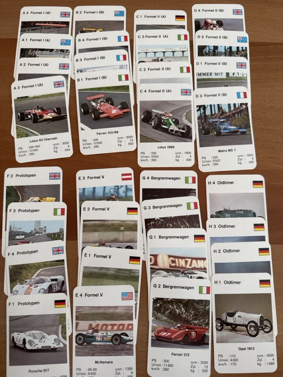 Giochi: PS Rennwagen Quartett  ASS – Usato da Zürich venduto da Smarties13 1