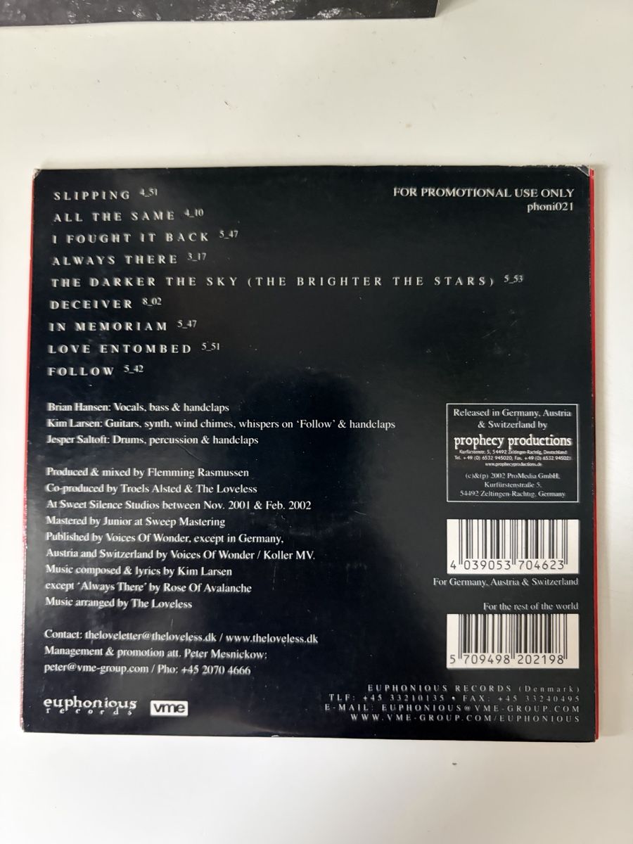 CD: The Loveless - Star Rover – Usato da Zürich venduto da Tyler1983 1