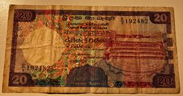Sri Lanka 20 Rupees 1989