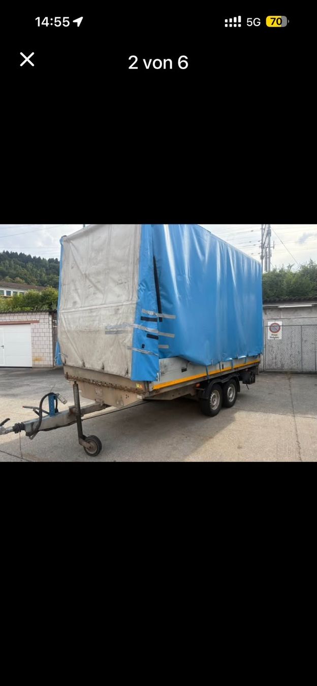 Bolter Anhänger: Anhänger mit Hebebühne – Gebraucht aus Basel von A.Transport