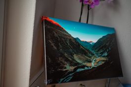 Canvas photography of Stelvio Pass