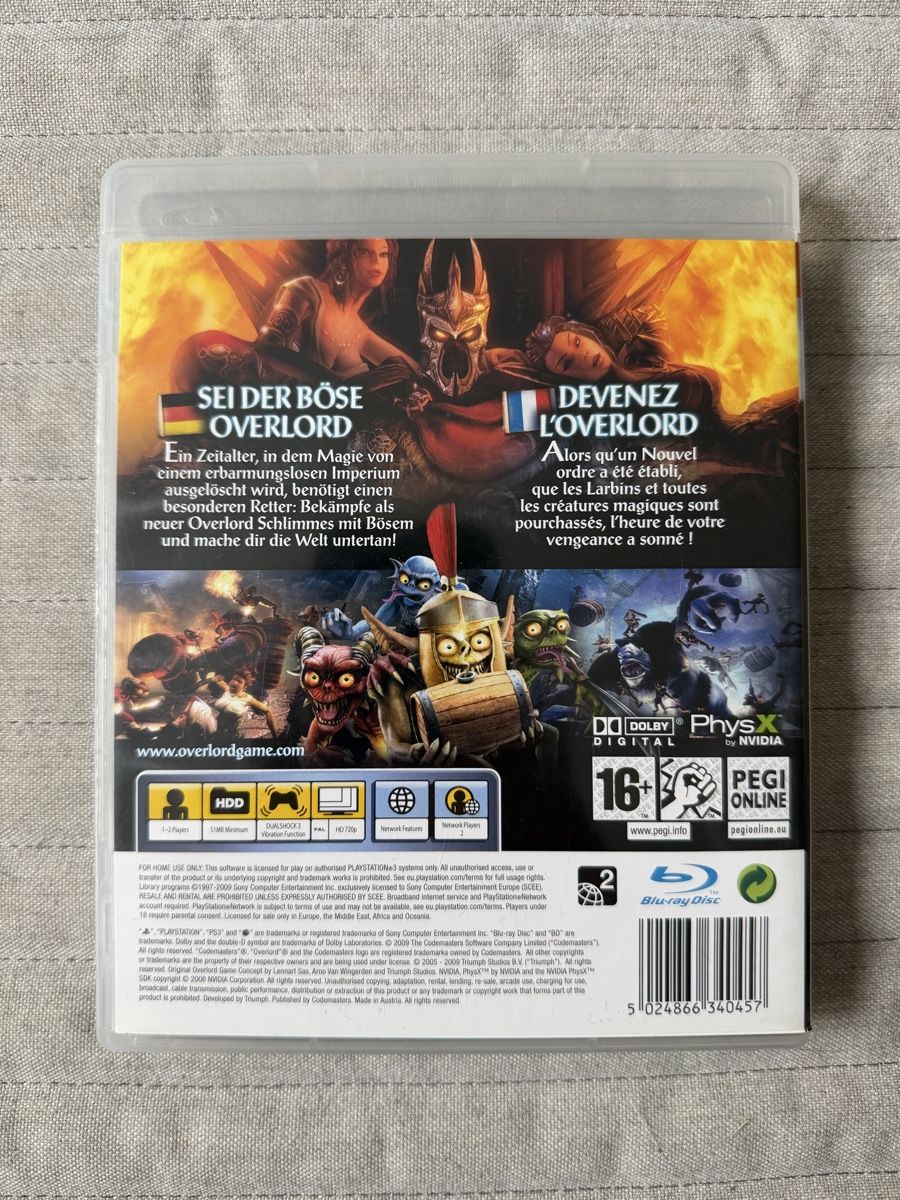Sony Spiele: Overlord 2 für PS3 – Gebraucht aus Thunstetten von Virus_33 2