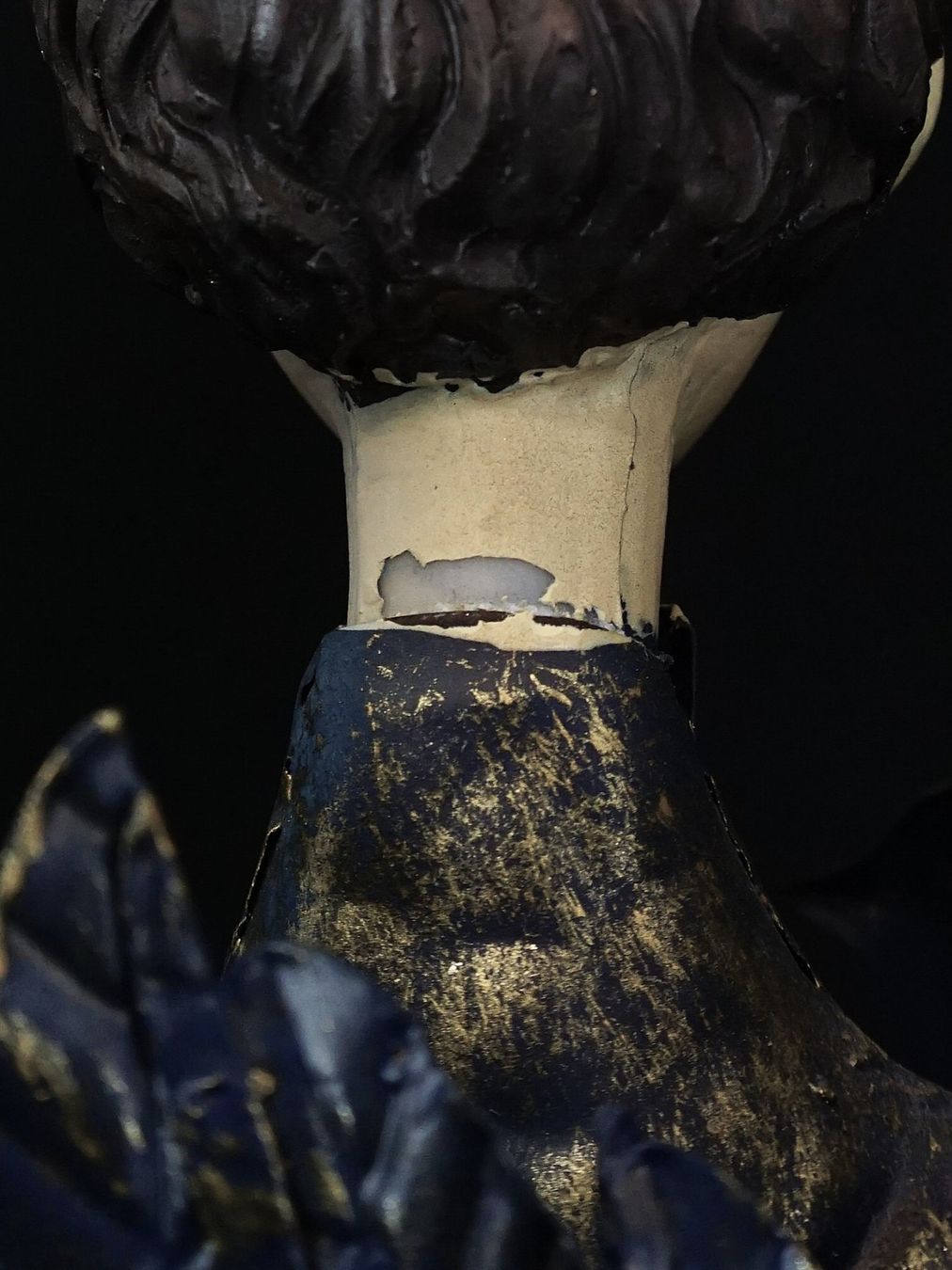 Statuette: Gekrönter Engel in Blau und Gold – Usato da Pratteln venduto da Restwert_Pratteln 8
