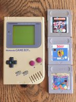 Nintendo Game Boy DMG-01 mit 3 Spielen Tetris,Asterix,Soccer