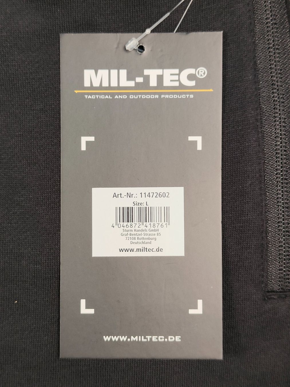 Uniformen: Tactical Sweatpants, schwarz, Grösse L – Neu (gemäss Beschreibung) aus Bauma von SwissMilitaria 3