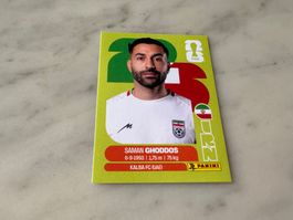 Panini FIFA Fussball WM 2026 Sticker IRN 12 Saman Ghoddos