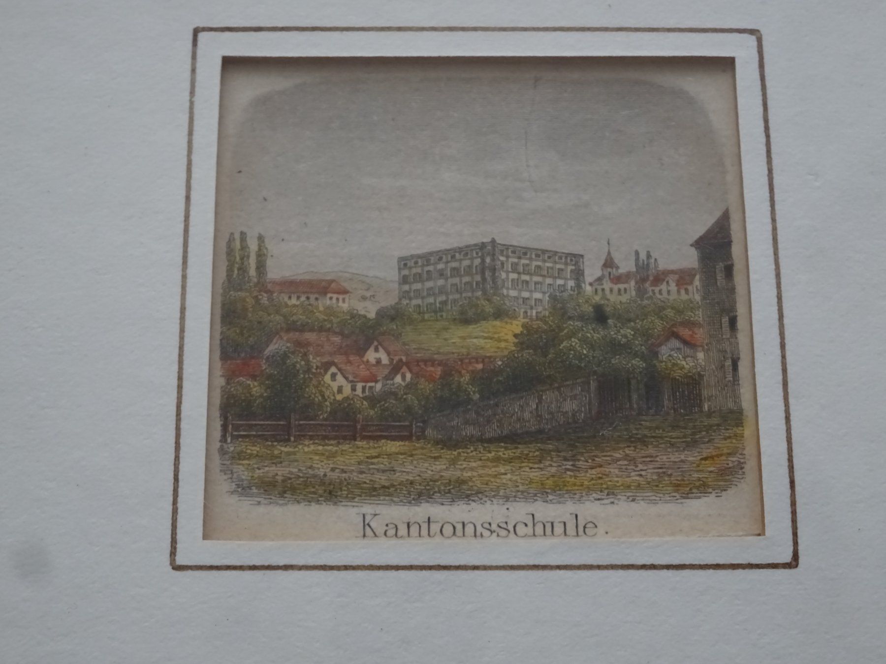 Stiche: Kantonsschule Zürich / Miniaturstich – Gebraucht aus Esslingen von eintagammeer 2