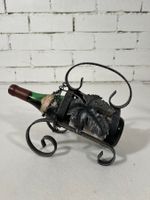 Weinhalter Metall + Vintage Weinflasche 1976