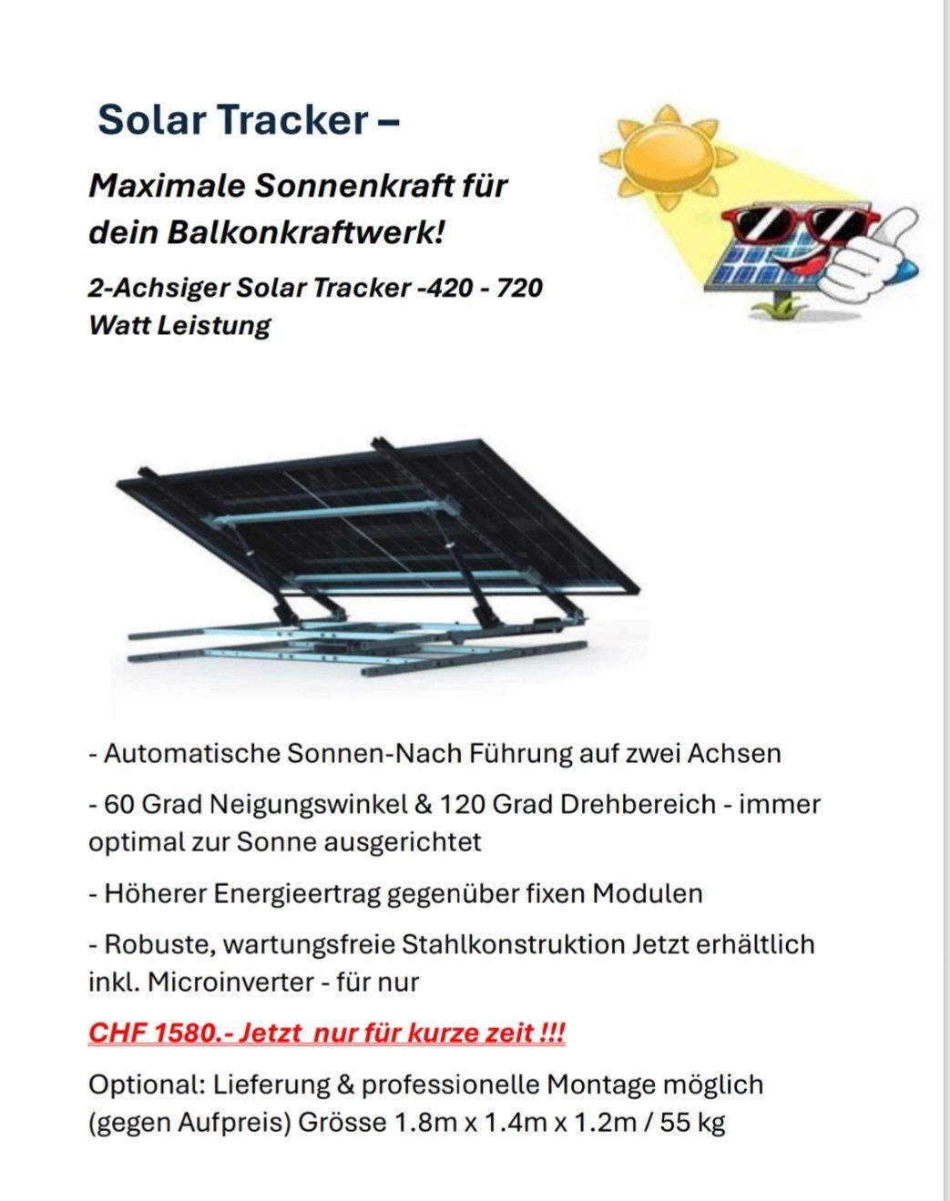 Solargeräte und Solarprodukte: Solartracker – Gebraucht aus Kaltbrunn von Luki01