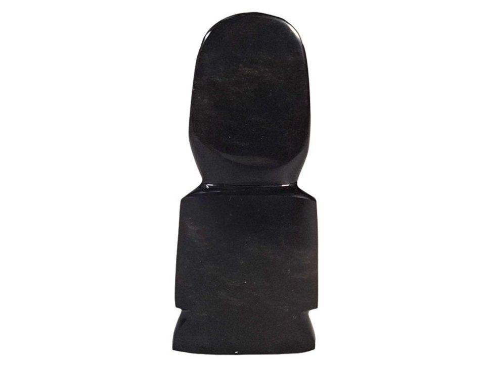 Statuette: Steinfigur Azteken-Statue, schwarzer Obsidian – Usato da Wil SG venduto da Restwert_Wil 3
