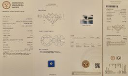 1.03ct Diamond VS1 D 3EX (lab) éco-diamond